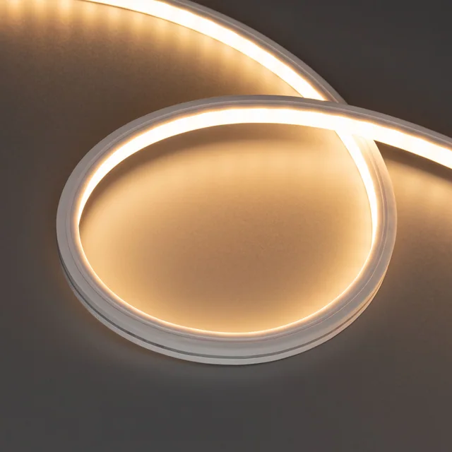 Грейзер THOR-TOP-B70-10x10mm 24V Warm2700 (15 W/m, IP67, 5m, wire x2) (Arlight, Вывод вниз, 3 года), артикул 042072