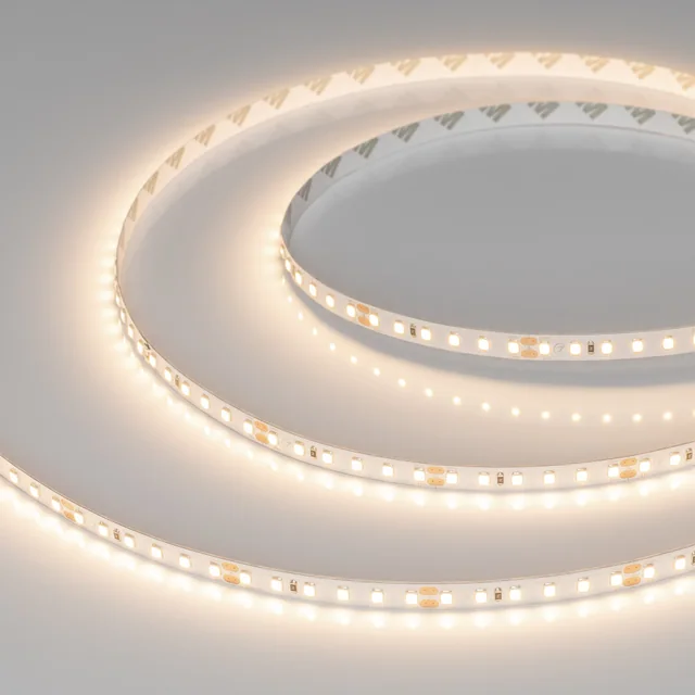 Лента UL-A120-8mm 24V Warm3000 (9.6 W/m, IP20, 5m) (Arlight, 7 лет), артикул 042297
