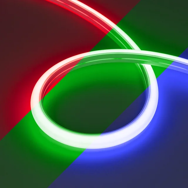 Лента герметичная MOONLIGHT-TOP-G120-16x15mm 24V RGB (12 W/m, IP67, 5m, wire x2) (Arlight, Вывод боковой, 3 года), артикул 042753