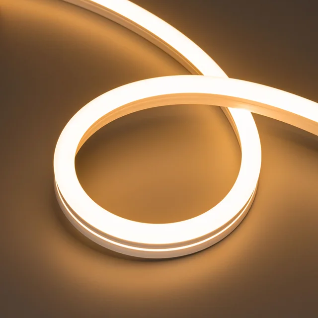 Лента герметичная MOONLIGHT-SIDE-A140-12x24mm 24V Warm2200 (9.6 W/m, IP68, 5m, wire x2) (Arlight, Вывод прямой, 3 года), артикул 042799