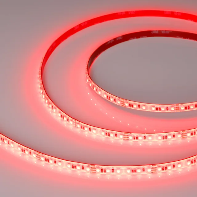 Лента герметичная RTW-SE-A120-8mm 24V RGB (12 W/m, IP65, 2835, 5m) (Arlight, 5 лет), артикул 042906