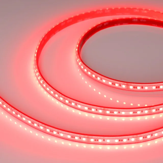 Лента герметичная RTW-PS-A120-10mm 24V RGB (12 W/m, IP67, 2835, 5m) (Arlight, 5 лет), артикул 042907