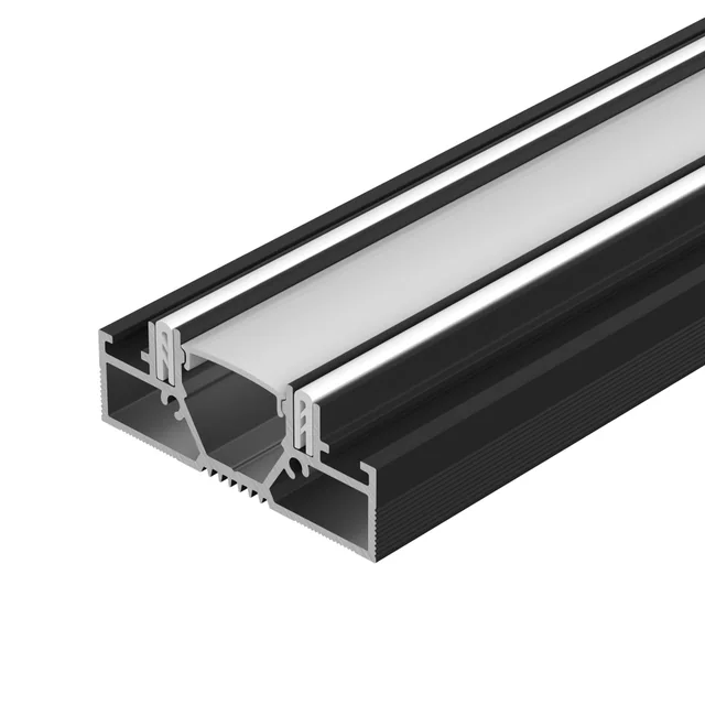 Профиль STRETCH-20-CEIL-D-CENTER-2000 BLACK (Arlight, Алюминий), артикул 042946
