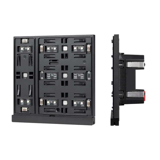 INTELLIGENT ARLIGHT Механизм панели KNX-303-22-IN Black (Bus) (IARL, IP20 Пластик, 2 года), артикул 043109