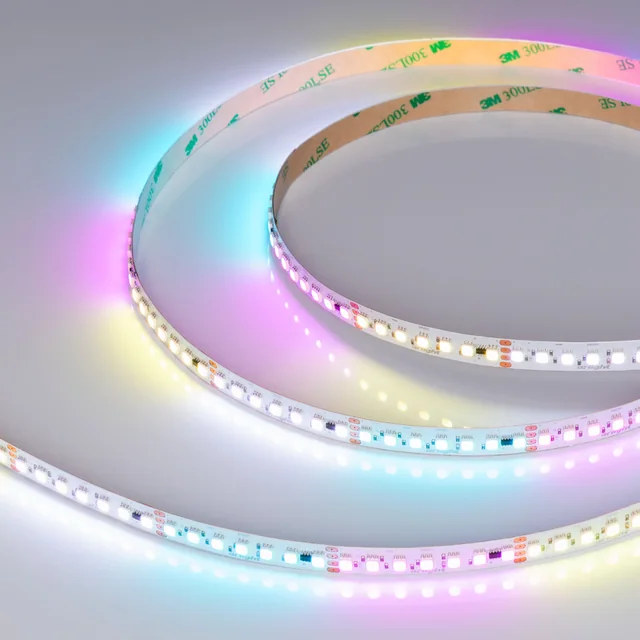 Лента SPI-F140-10mm 24V RGB-PX7-BPT (22 W/m, IP20, 3535, 5m) (Arlight, бегущий огонь), артикул 043132