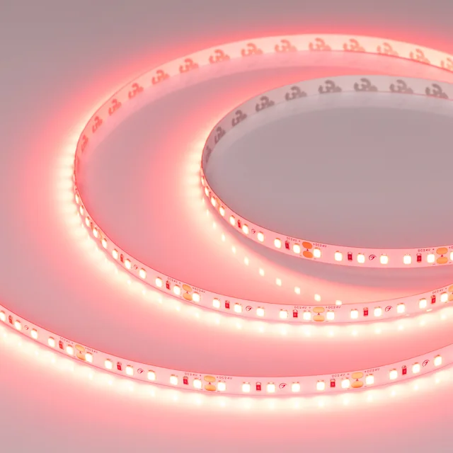 Лента RT-A120-8mm 24V Scarlet (9.6 W/m, IP20, 2835, 5m) (Arlight, -), артикул 043383