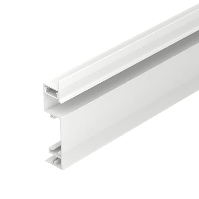 Профиль PLINTUS-H73-F-2000 WHITE (Arlight, Алюминий), артикул 043592