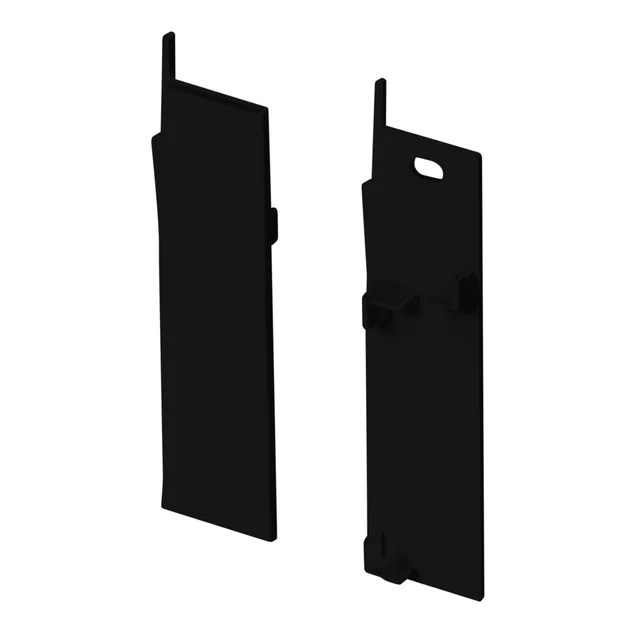 Заглушка PLINTUS-H73-F BLACK  (Arlight, Пластик), артикул 043596