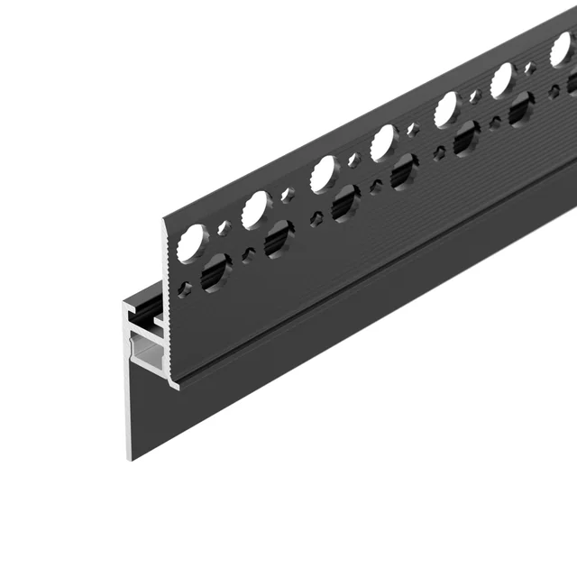 Профиль PLINTUS-FANTOM-H20-2000 BLACK (Arlight, Алюминий), артикул 043618