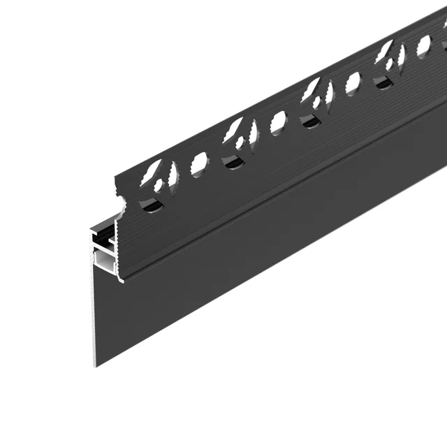 Профиль PLINTUS-FANTOM-H35-2000 BLACK (Arlight, Алюминий), артикул 043665