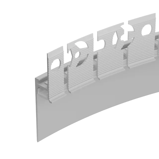 Профиль PLINTUS-FANTOM-BENT-H35-SIDE-2000 WHITE (Arlight, Алюминий), артикул 043675(1)