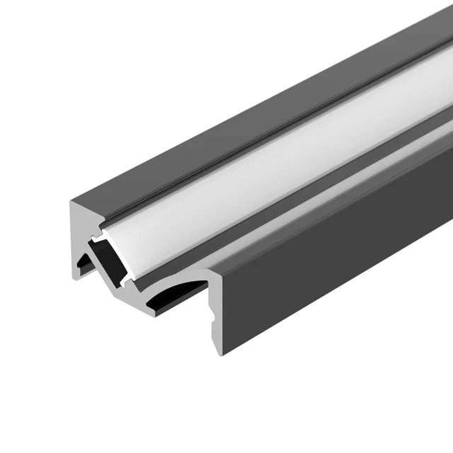 Профиль SL-BEVEL-W21-2000 ANOD BLACK (Arlight, Алюминий), артикул 043688