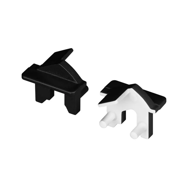 Заглушка SL-BEVEL-H12-F13 BLACK (Arlight, Пластик), артикул 043752