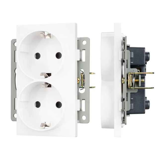 Механизм электрической розетки SCT-MEUD-PL-WH (250V, 16A) (Arlight, -), артикул 043764