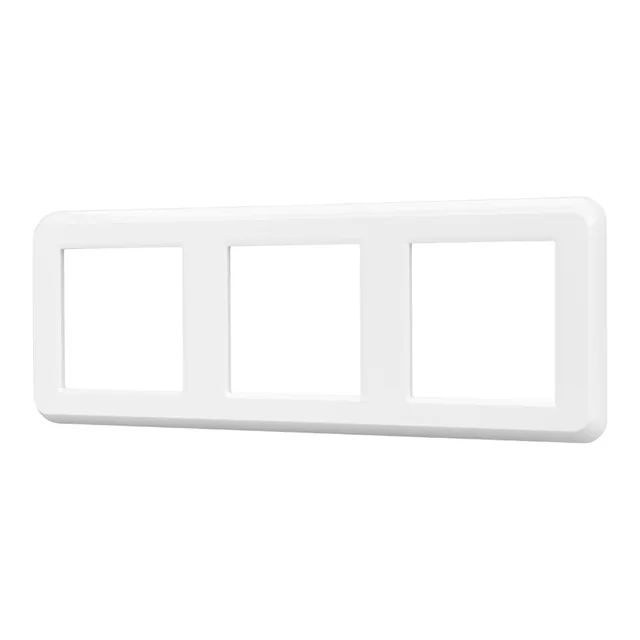 Рамка пластиковая FRM-VERSA-PL-3-WH (Arlight, -), артикул 043782