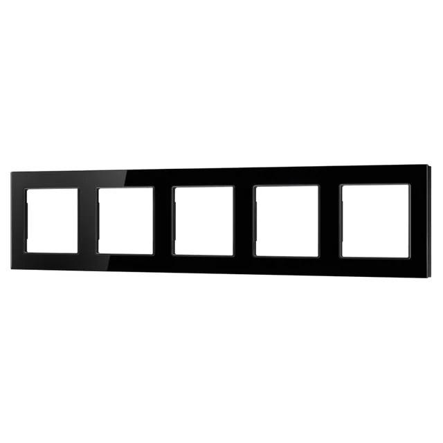 Рамка стеклянная FRM-GLARE-GS-5-BK (Arlight, -), артикул 043806