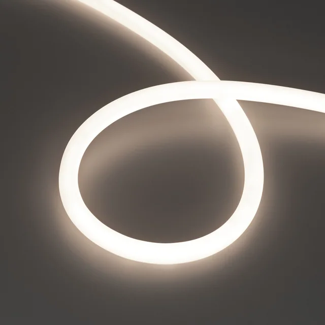 Лента герметичная MOONLIGHT-TOP-S-M560-D13mm 24V Day4300 (13 W/m, IP65, 5m, wire x1, трос) (Arlight, Вывод прямой, 3 года), артикул 043817