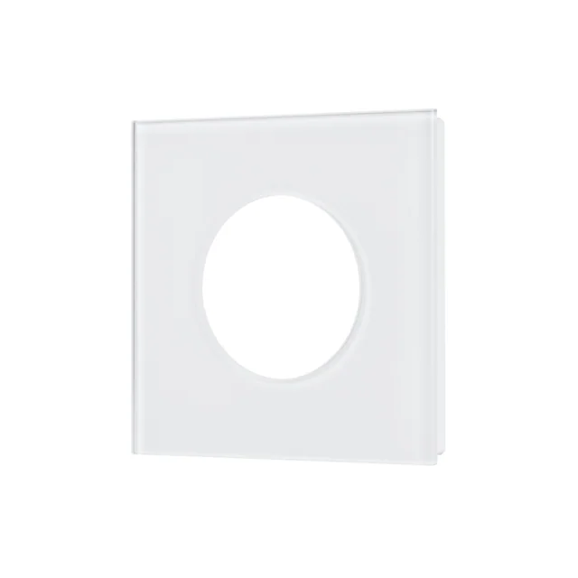 Рамка стеклянная FRM-GLARE-GC-1-WH (Arlight, -), артикул 043832