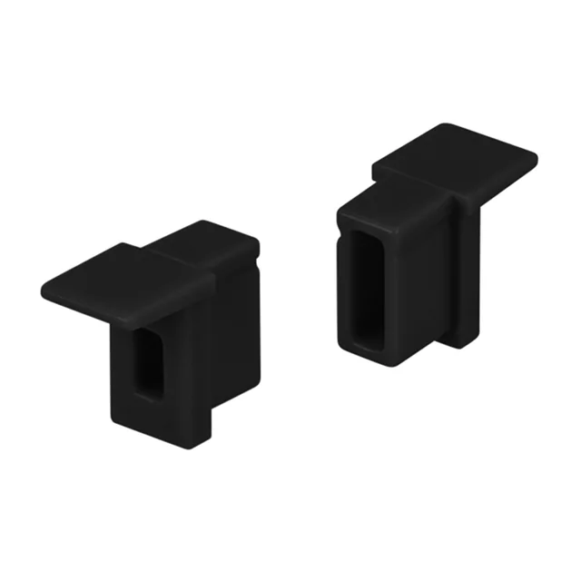 Заглушка SL-MINI-6-H9 BLACK c отверстием (Arlight, Пластик), артикул 044087