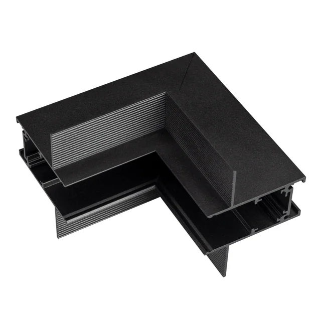 Коннектор угловой MAG-ORIENT-CON-2653-FDW-L90-INT (BK, внутренний) (Arlight, IP20 Металл, 3 года), артикул 044159