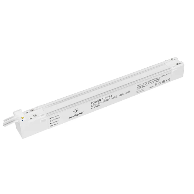 Блок питания ARV-SP-48100-MAG-VIBE-WH (48V, 2.1A, 100W) (Arlight, IP20 Пластик, 5 лет), артикул 044201