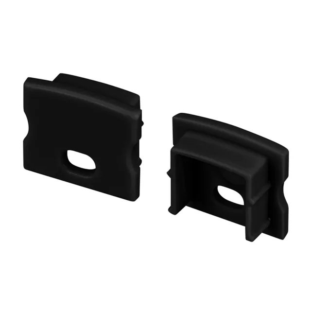 Заглушка LINE-1715 с отверстием BLACK (Arlight, Пластик), артикул 044277
