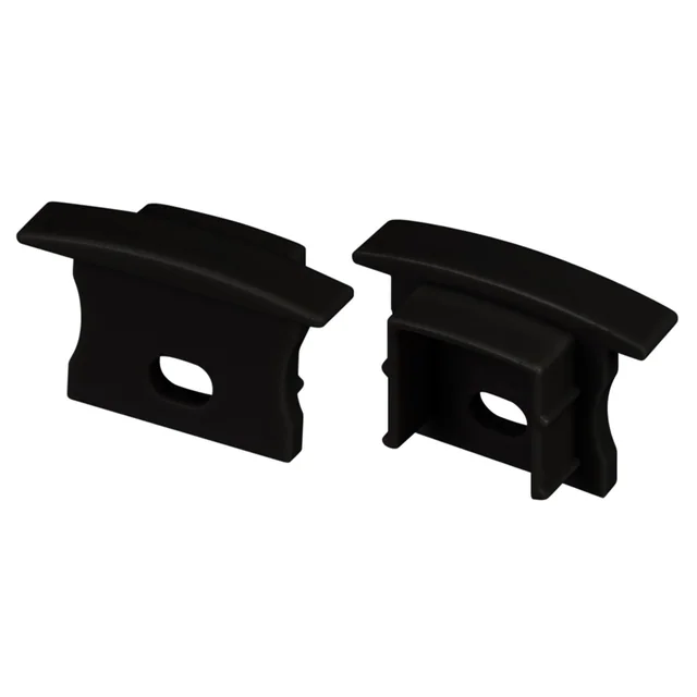 Заглушка LINE-2315-F с отверстием BLACK (Arlight, Пластик), артикул 044280