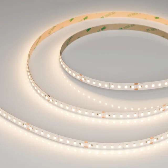 Лента UL-A126-10mm 24V Warm3000 (8 W/m, IP20, 5m) (Arlight, высок.эфф.165 лм/Вт), артикул 044497