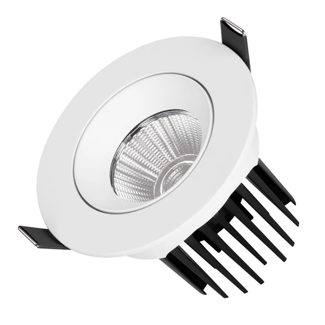 Светильник MS-ATOLL-BUILT-TURN-R94-10W Warm3000 (WH, 36 deg, 230V) (Arlight, IP54 Металл, 5 лет), артикул 044598