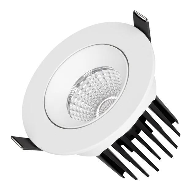 Светильник MS-ATOLL-BUILT-TURN-R94-10W Warm3000 (WH, 60 deg, 230V) (Arlight, IP54 Металл, 5 лет), артикул 044603