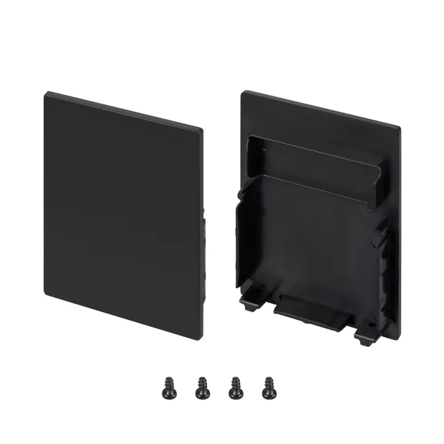 Заглушка SL-LINE-4050-3L-LOW BLACK глухая (Arlight, Пластик), артикул 044677