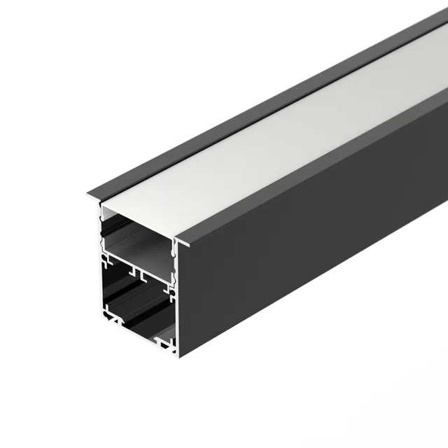 Профиль SL-LINIA52-3L-F-2000 ANOD BLACK (Arlight, Алюминий), артикул 044685