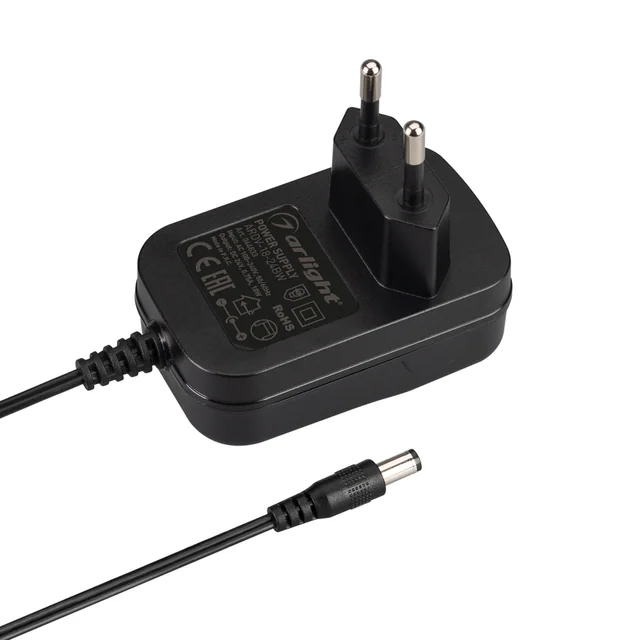 Блок питания ARDV-18-24BW (24V, 0.75A, 18W) (Arlight, Адаптер, 3 года), артикул 044833