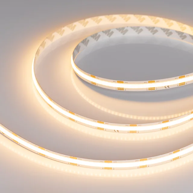 Лента COB-X576-10mm 24V White-MIX (9.6 W/m, IP20, 5m) (Arlight, Изменяемая ЦТ), артикул 045179
