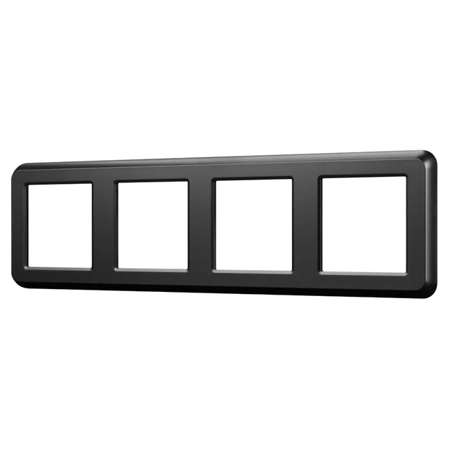 Рамка пластиковая FRM-VERSA-PL-4-BK (Arlight, -), артикул 045188
