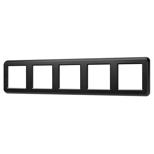 Рамка пластиковая FRM-VERSA-PL-5-BK (Arlight, -), артикул 045191