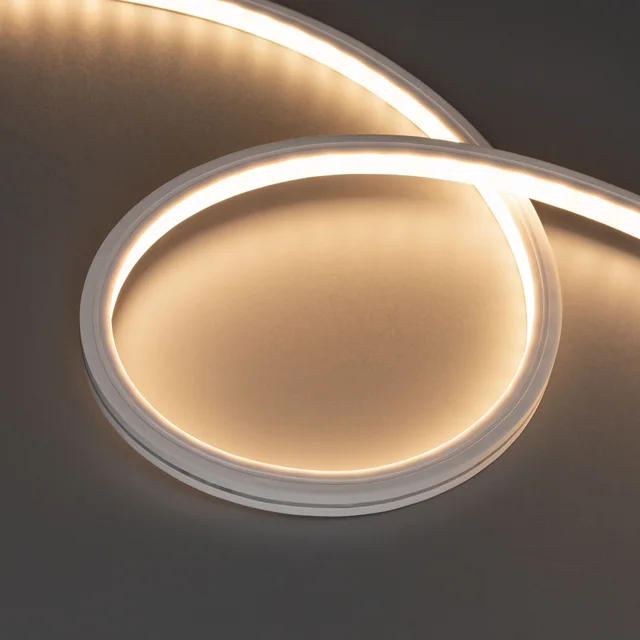 Грейзер THOR-TOP-B70-10x10mm 24V Warm3000 (15 W/m, IP67, 5m, wire x2) (Arlight, Вывод вниз, 3 года), артикул 045318