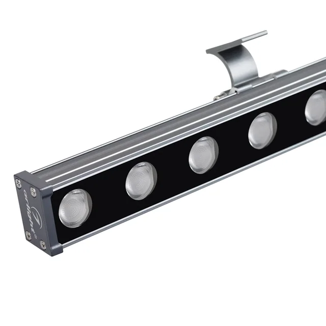 Линейный прожектор AR-LINE-760-18W Warm3000 (GR, 15 deg, 230V) (Arlight, IP65 Металл, 3 года), артикул 045370