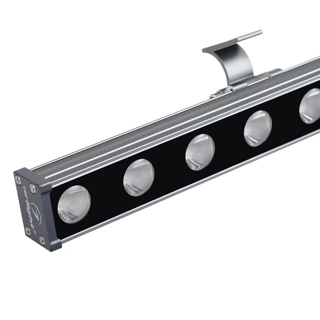 Линейный прожектор AR-LINE-760-18W Warm3000 (GR, 15x60 deg, 230V) (Arlight, IP65 Металл, 3 года), артикул 045371