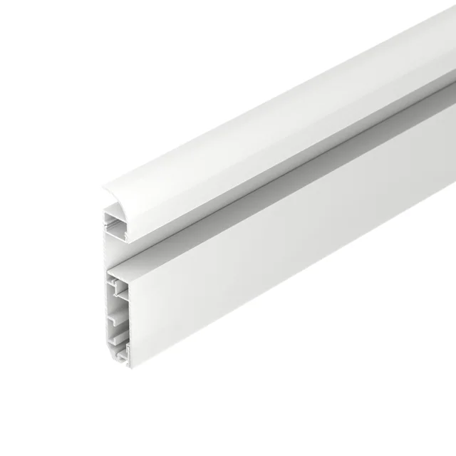 Профиль PLINTUS-H80-2000 WHITE (Arlight, Алюминий), артикул 045452