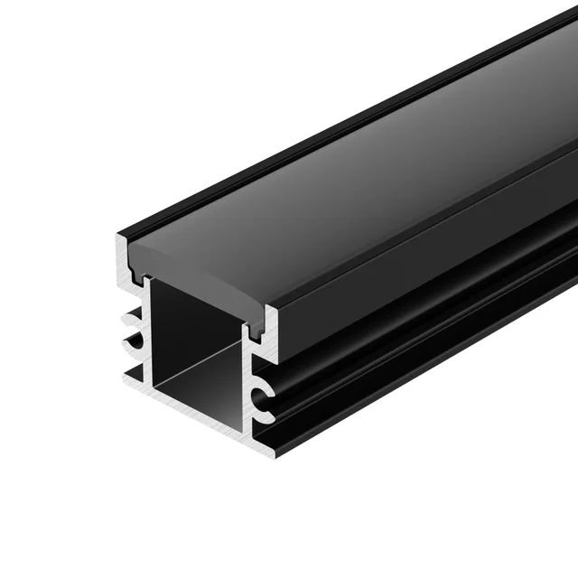 Профиль FLOOR18-H15-3000 ANOD BLACK (Arlight, Алюминий), артикул 045672