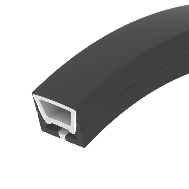 Силиконовый профиль WPH-FLEX-1616-TOP-S11-5m FULL BLACK (Arlight, Силикон), артикул 045774
