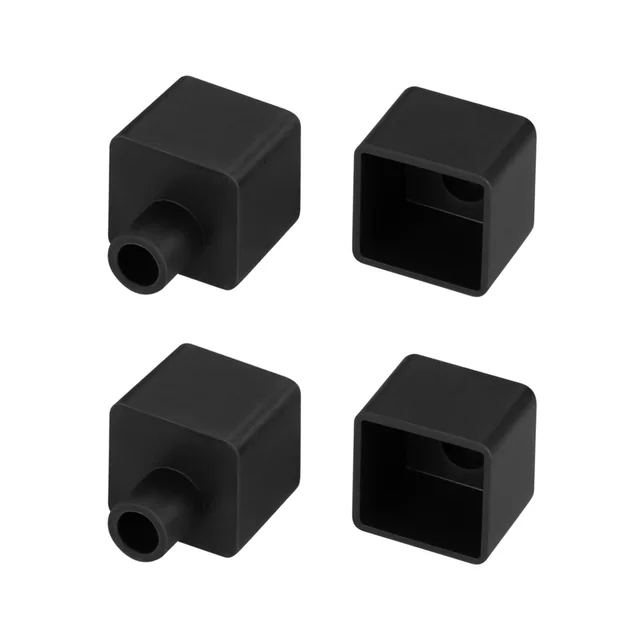 Заглушка WPH-FLEX-1616 BLACK с отверстием (Arlight, Силикон), артикул 045873