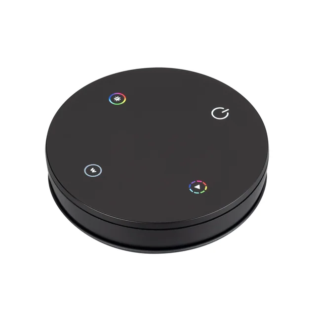 INTELLIGENT ARLIGHT Пульт SMART-801-22-1G-RGBW Black (3V, Magnet, 2.4G) (IARL, IP20 Пластик, 5 лет), артикул 046479