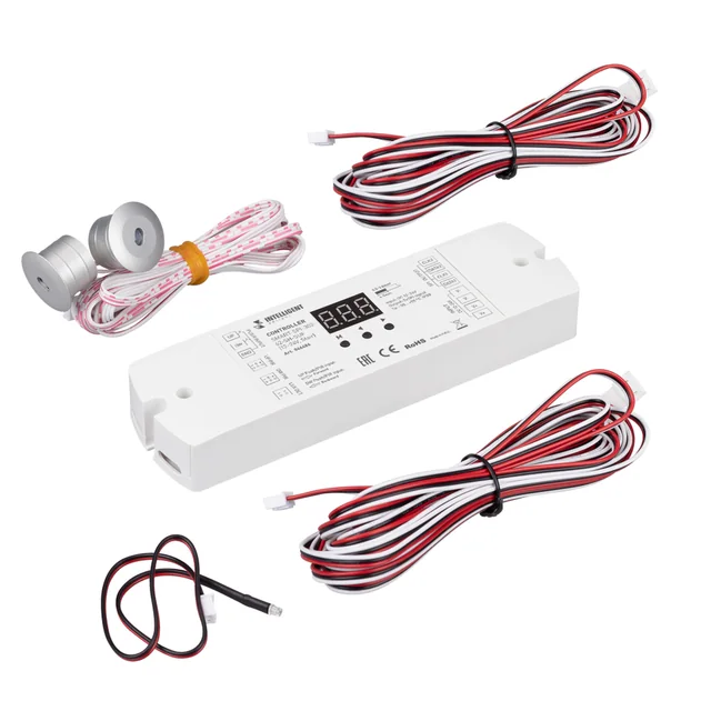 INTELLIGENT ARLIGHT Контроллер лестничный SMART-SPI-302-62-SH-SUF (12-24V, Stair) (IARL, IP20 Пластик, 5 лет), артикул 046486