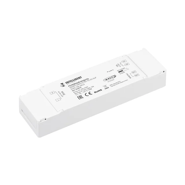 INTELLIGENT ARLIGHT Релейный модуль SMART-SWITCH-701-72-D2-SUF (230V, 10A, DALI) (IARL, IP20 Пластик, 5 лет), артикул 046512