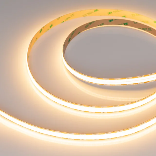 Лента COB-X1088-12mm 24V Warm2700 (22 W/m, IP20, 5m) (Arlight, 5 лет), артикул 046933