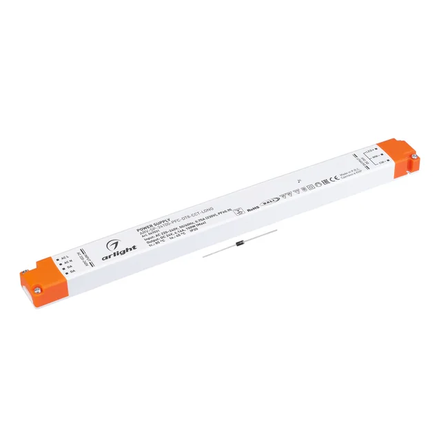 Блок питания ARV-SP-24100-PFC-DT8-CCT-LONG (24V, 4.16A, 100W) (Arlight, IP20 Пластик, 5 лет), артикул 047031