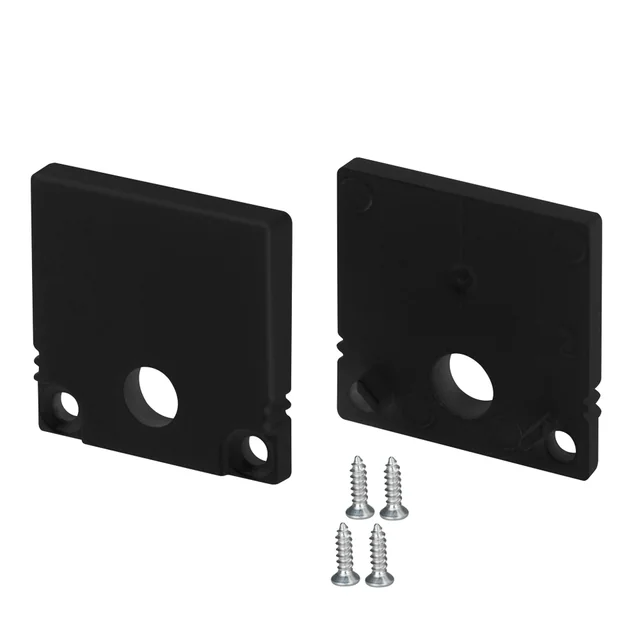 Заглушка SL-SLIM20-H20 BLACK с отверстием  (Arlight, Пластик), артикул 047637