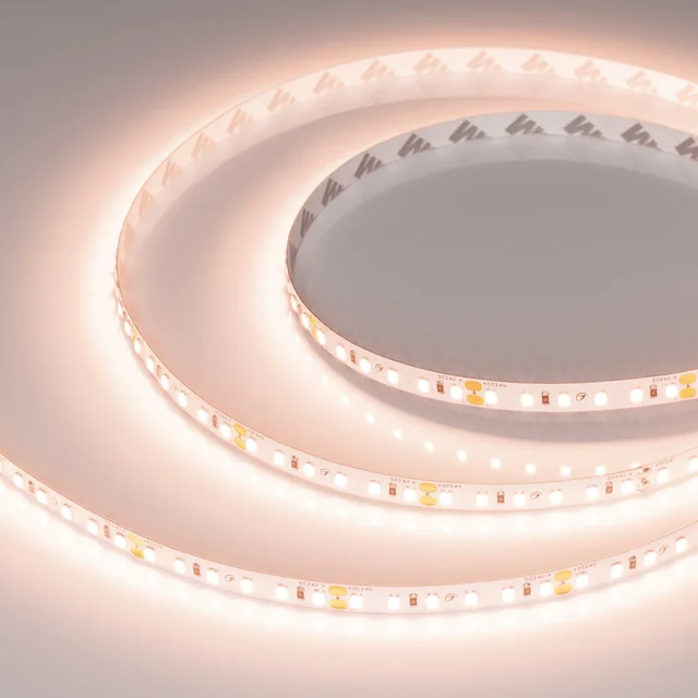 Лента RT-A120-8mm 24V Peach Fuzz (9.6 W/m, IP20, 5m) (Arlight, -), артикул 047719